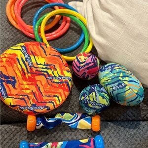 Aqua Splash Colorful Pool Toy Set